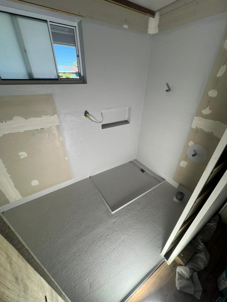 Bathroom waterproofing system- full application