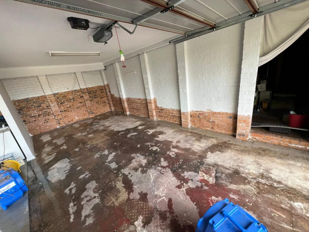 Garage floor- moisture and surface preparation