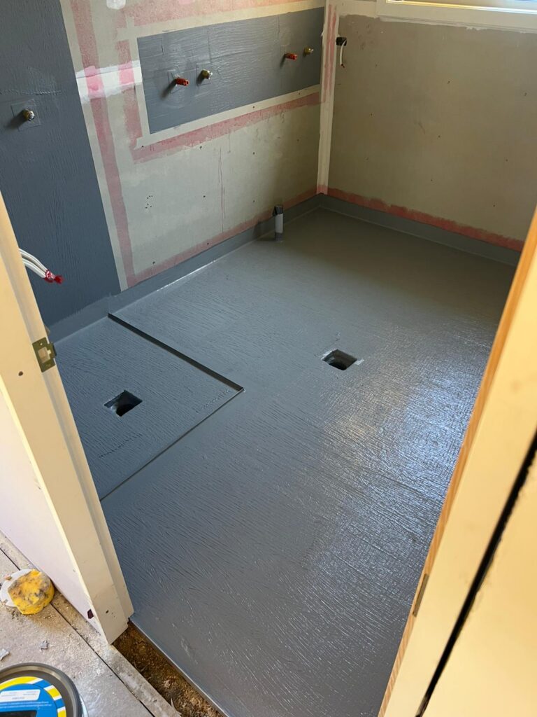 Bathroom New Build Waterproofing
